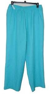 Haberdashery Stretch Pants Caribbean Blue 24 W Women Pull On New - Picture 1 of 3
