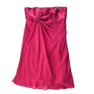 David’s Brautkleid fuchsiarosa Größe 10 - Bild 1 von 9