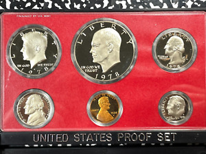 1978-S U.S. 6 Coin Proof Set Lot#JF81 With Original Case