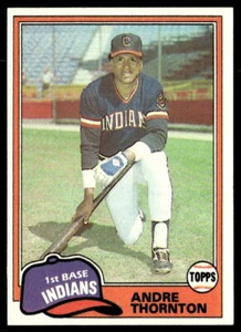 Carta Baseball Andre Thornton 1981 Topps #388 Cleveland Indians - Foto 1 di 2
