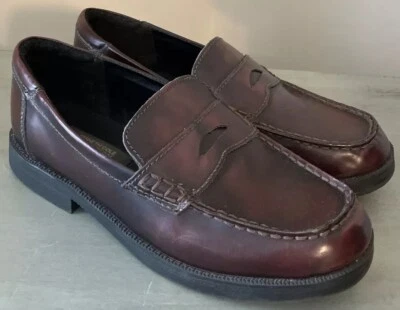 MOCASINES KENNETH COLE REACTION talla 6,5M niños cuero marrón borgoña ER SR PENNY Foto 1 de 4