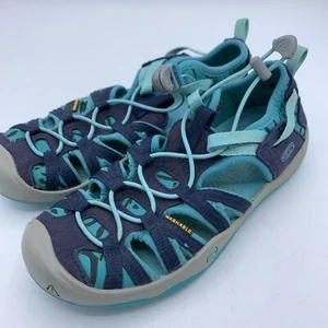 Keen Unisex Size 1 Aqua Navy Hiking Water shoes Moxie Sandals #1016351 - Picture 1 of 12