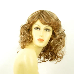Perruque femme mi-longue blond foncé méché blond clair PRISCILIA F27613 - Imagen 1 de 8