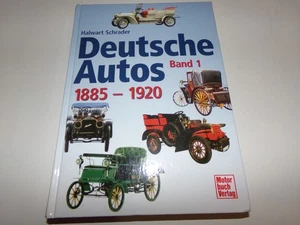 Deutsche Autos 1886-1920 Adler NSU Benz Dürkopp Göricke Hanomag Henschel Horch - Picture 1 of 4