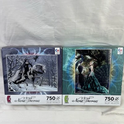 2 Ceaco By Nene Thomas Serie2 750 Piece Jigsaw Puzzle 2012 New 18"x 24" USA Made - Image 1 of 4