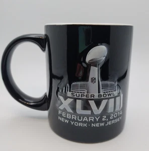 2014 Super Bowl XLVII Mug NFL Coffee Cup Seatle Seahawks Vs Denver Broncos - Picture 1 of 3