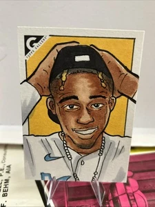 Jazz Chisholm Jr. 2021 Topps Gallery Sketch Card 1/1 ARTIST ORIGINAL Hand Drawn - Picture 1 of 2