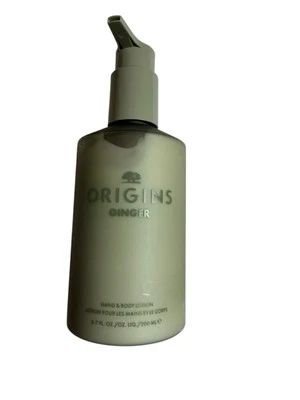 Loción para manos y cuerpo de jengibre ORIGINS NUEVA RÁPIDA envío gratuito 6,7 fl oz. Foto 1 de 3