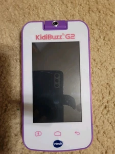 VTech KidiBuzz G2 White With Pink LCD Smart Device Toy Phone For Kids  - Picture 1 of 5