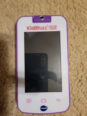 VTech KidiBuzz G2 White With Pink LCD Smart Device Toy Phone For Kids  - Image 1 of 4