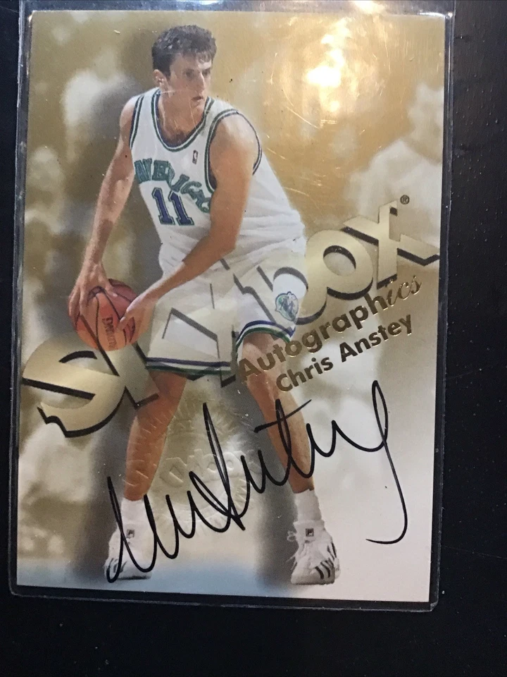 1998-99 Skybox Premium - Autographics Chris Anstey (AU) - Image 1 of 2