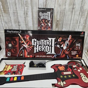 Guitar Hero II Bundle In Box With Guitar Controller & Game - Picture 1 of 24