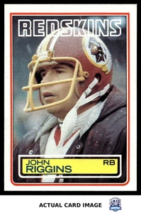 1983 Topps #198 JOHN RIGGINS Washington Redskins HOF NM - Picture 1 of 4