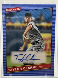 2020 Donruss #86S-TC Taylor Clarke Retro 1986 Signatures - Bild 1 von 1
