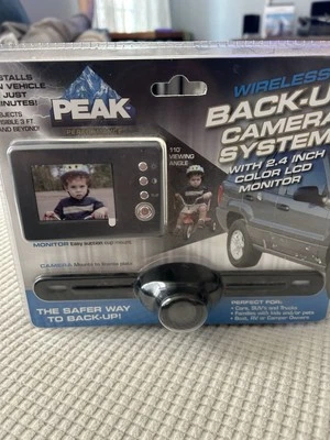 Peak Performance Wireless Back-Up Camera #PKC0RA w 2.4" Color LCD Monitor Sealed - Image 1 of 4