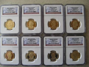 NGC PF 69 Ultra Cameo First- Eight  Presidents 8 Coin Set ALL PF69 UC NGC - Picture 1 of 20