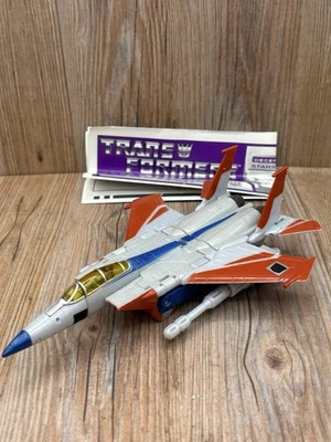 Transformers Henkei Starscream complete Takara D-02 Classics Deluxe Class - Image 1 of 4