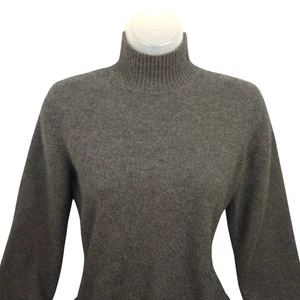 Suéter para mujer Geneva gris 100 % cachemir cuello falso talla L (se adapta a S) LEER - Imagen 1 de 6
