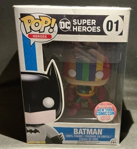 Funko Pop! DC Super Heroes Batman (Rainbow) #01-2016 New York Comic Con NYCC ~ J617 - Bild 1 von 5