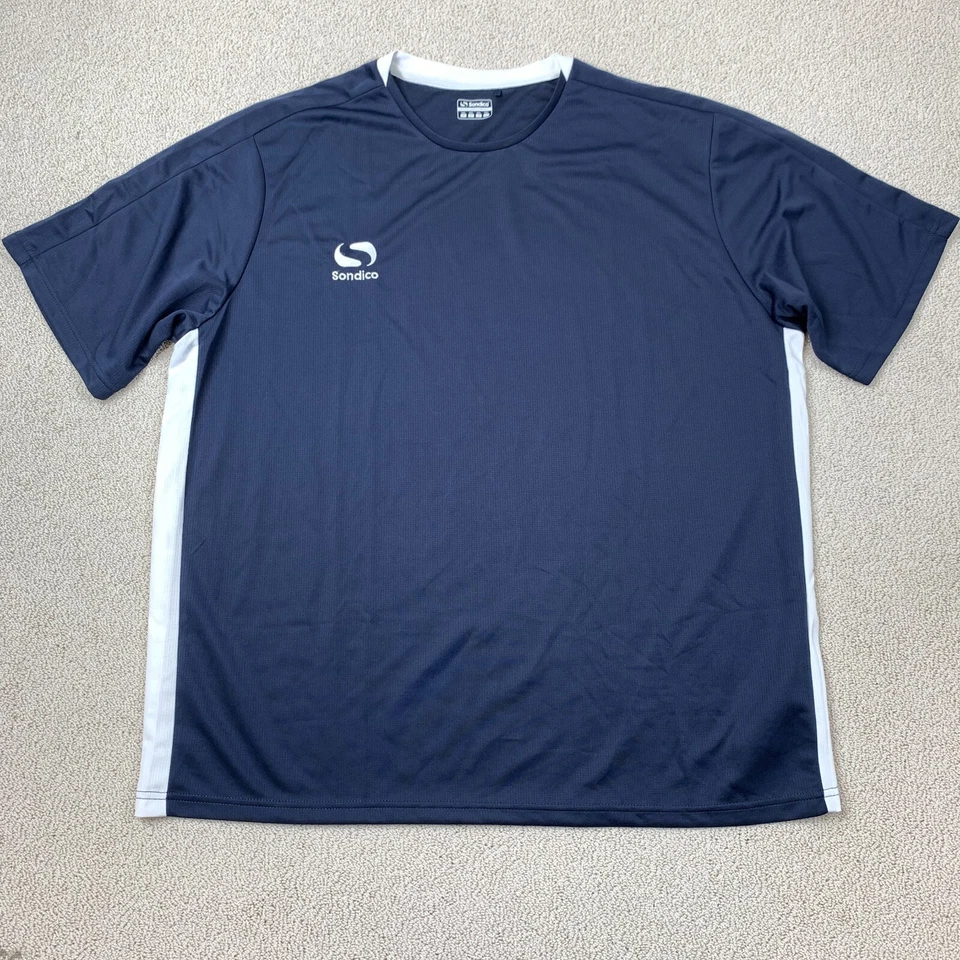 Sondico Performance Activewear Shirt Men's 2XL Short Sleeve Navy Crew Neck - Image 1 of 4