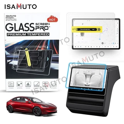 Protector de pantalla de vidrio templado para Tesla Model 3/año 17-2024 - Image 1 of 4