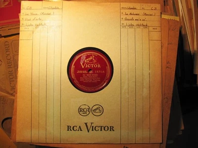 1932 JOHN CHARLES THOMAS Barit Paul Robeson's SHOW BOAT OL MAN RIVER VIC 1571 - Image 1 of 3