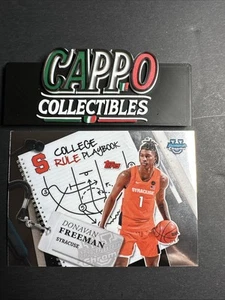 2024-25 Bowman Chrome University U College Rule Playbook Donavan Freeman #CRP-8 - Bild 1 von 2