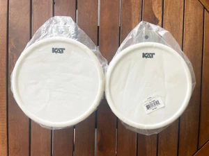 KAT KT2P9 Electronic Drum Pads 9" White Set Of 2 NEW IN BOX - Picture 1 of 4