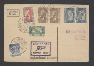 Ungarn Luftpost Budapest -Szeged 13.4.1925 - Picture 1 of 2