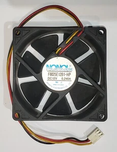 NEW NONOIse F8025E12B1-HP 12V 0.240A 80mm x 80mm x 25mm Chassis Fan - Picture 1 of 1