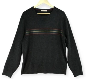 Maglione Marine Layer Uomo Grande Grigio Re Filato Maglia Pullover Cotone Organico 14594 - Foto 1 di 16