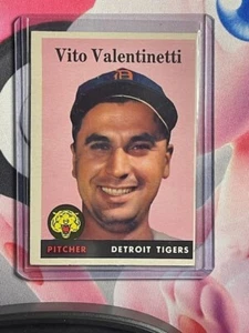 1958 Topps - Vito Valentinetti #463 Detroit Tigers - Picture 1 of 2