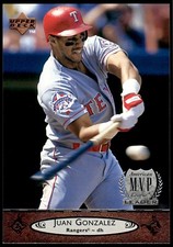 1997 Upper Deck 1996 Award Winner Jumbos Juan Gonzalez Texas Rangers #20