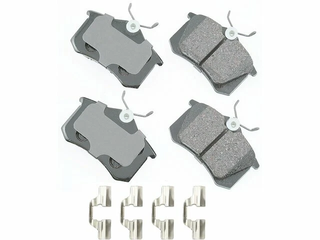 Rear Akebono Brake Pad Set fits Audi S6 2002-2003 75ZVCR Foto 1 de 1