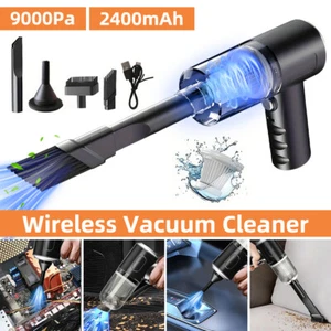 Portable Cordless Vacuum Cleaner 9000PA Handheld Mini Blower Duster for Car Home - Picture 1 of 17