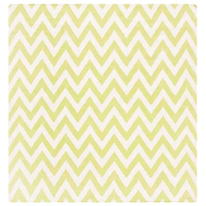SAFAVIEH Dhurries DHU557A Handwoven Green / Ivory Rug - Picture 1 of 23