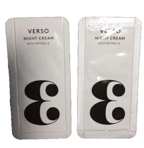VERSO Skincare Night Cream with Retinol 8 0.07 fl.oz 2 ml. Sample Size-2Lot. - Picture 1 of 2