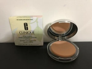 Clinique Stay Matte Sheer Pressed Powder Oil Free # 101 Invisible Matte 0.27oz - Imagen 1 de 1
