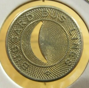 1951 Bussard Bus Lines Fort Collins, CO Transit Token - Colorado - Picture 1 of 2