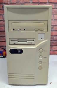 Vintage PC P5SV-B ISA M/Board, Windows ME, Pentium MMX 200Mhz, 2GB HDD - Photo 1/12