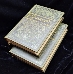 1907 Antique Hammer und Amboss, Vol 1 & II Roman Classic, Fr Spielhagen two Vol. - Picture 1 of 24