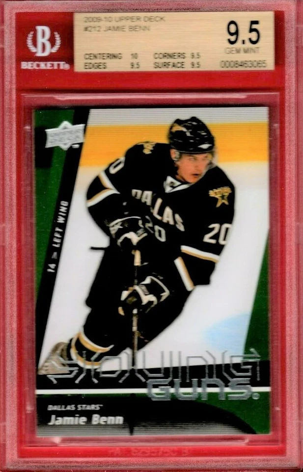 2009-10 UPPER DECK JAMIE BENN YOUNG GUNS #212 ROOKIE BGS 9.5 TRUE GEM + YG RC - Image 1 of 1