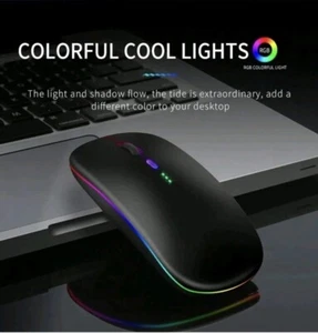 Mouse Senza Fili Wireless USB Ottico con Luci Led - Afbeelding 1 van 19
