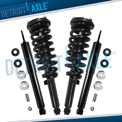 Front Struts w/ Coil Spring Assembly Rear Shocks Kit for 2007 - 2009 Kia Sorento - Image 1 of 4