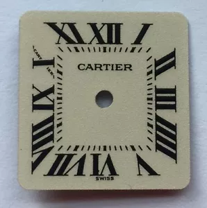 Genuine Replacement Cartier Tank Francaise Dial 15.4mm - 14.8mm - Picture 1 of 2