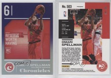 2018-19 Panini Chronicles Rookies Purple /49 Omari Spellman #503 Rookie RC