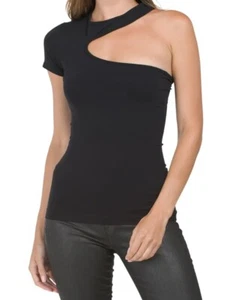 HELMUT LANG Seamless Core Cutout Tank Top Shirt in Black Size XS/S NEW $165 - Picture 1 of 11