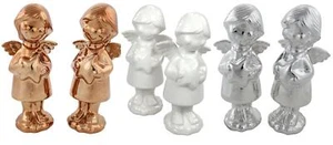 Deko Engel aus Keramik 2 Stück Engelfigur Dekofigur Keramikengel Weihnachtsdeko - Bild 1 von 14