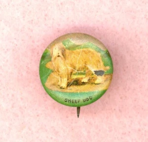 1930 ~ PERRO OVEJA ~ GERAGHTY & CO. ~ PINBACK - Imagen 1 de 2