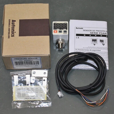 Autonics Programmable Pressure Sensor PSAN-L01CV-NPT1/8, 1/8" NPT, 0 to 14.5 PSI - Image 1 of 4